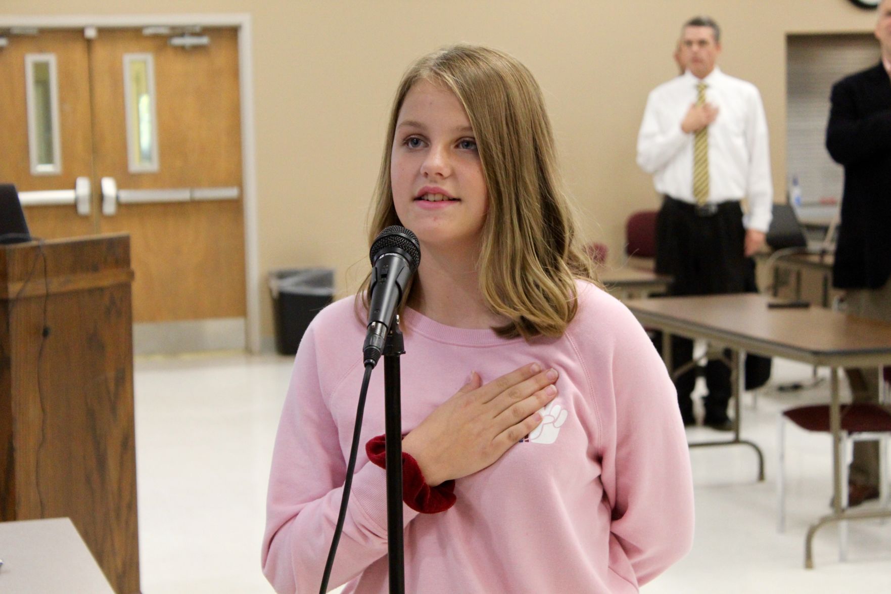 Hasselman leads DCS board in pledge